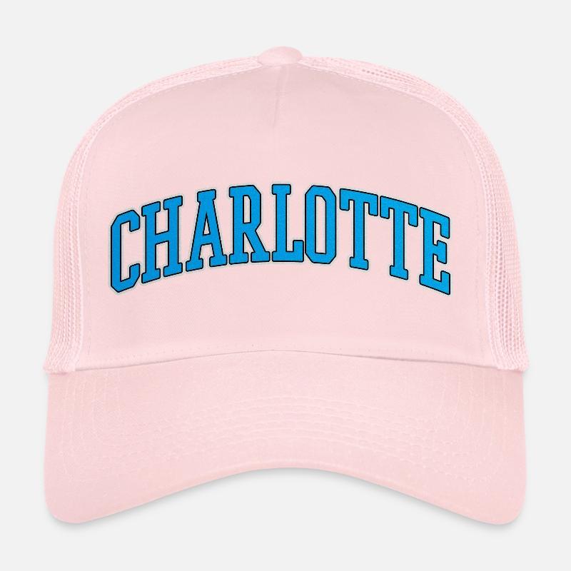 Arc courbé Varsity de Charlotte Casquette trucker 