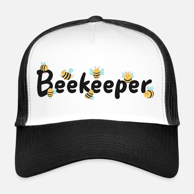 Imker Imkerin Imkerei - Trucker Cap - Weiß/Schwarz
