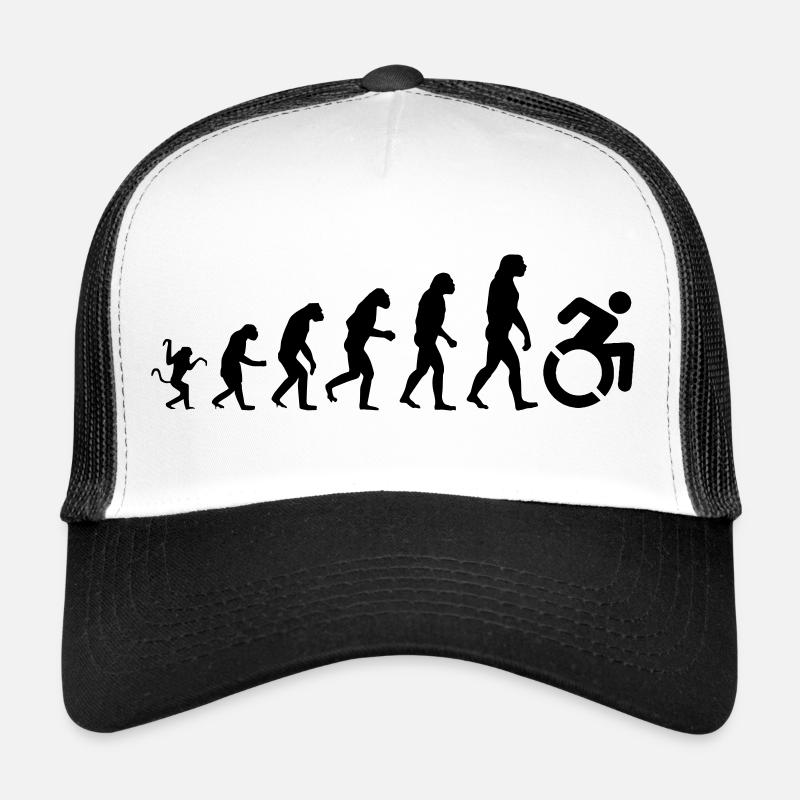 Evolution des Rollstuhls, der Rolle, des Humors * Trucker Cap