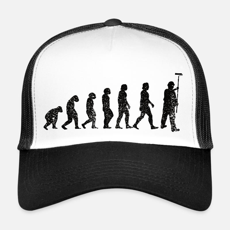 Maler und Lackierer Evolution Pinsel Streichen Trucker Cap