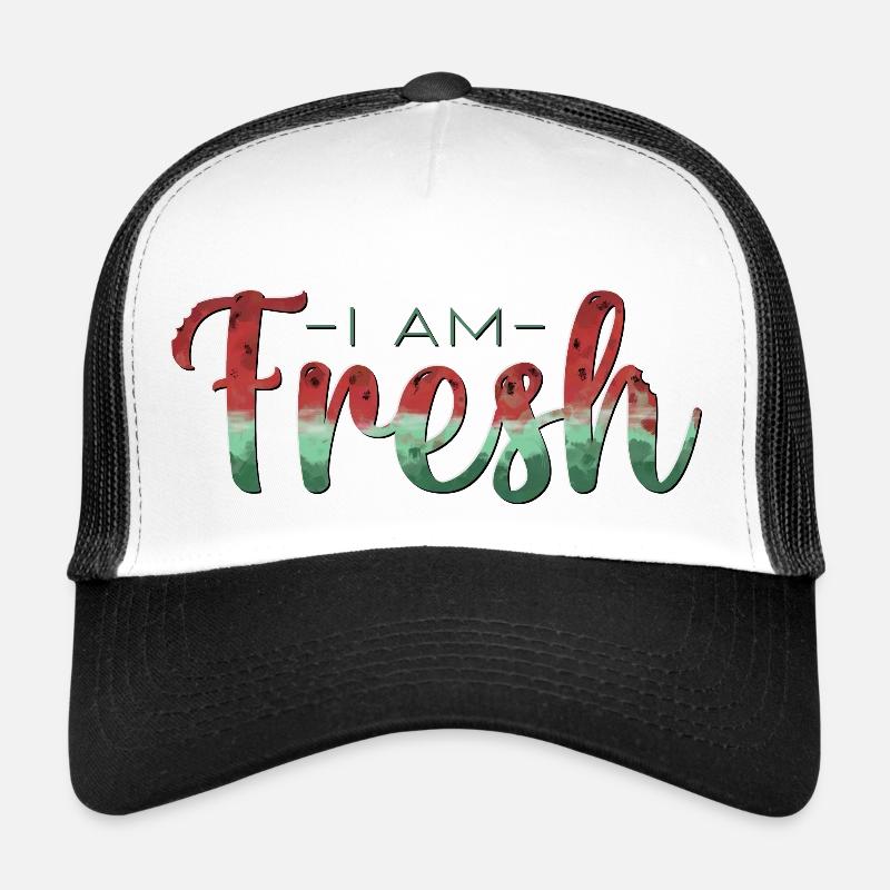 Je suis frais / fraîche Pastèque Casquette trucker 