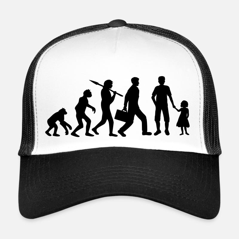 Papa Fille Evolution Enfant Casquette trucker 