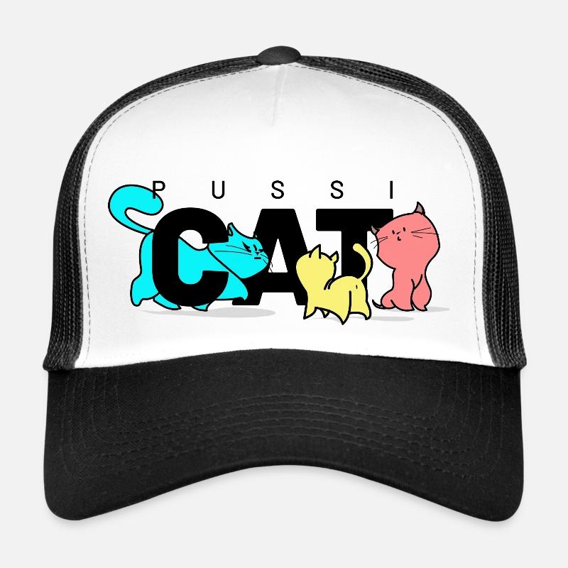 pussi chats noirs Casquette trucker 