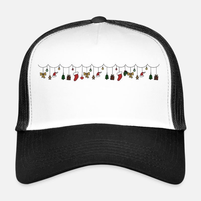 Guirlande de Noël Casquette trucker 