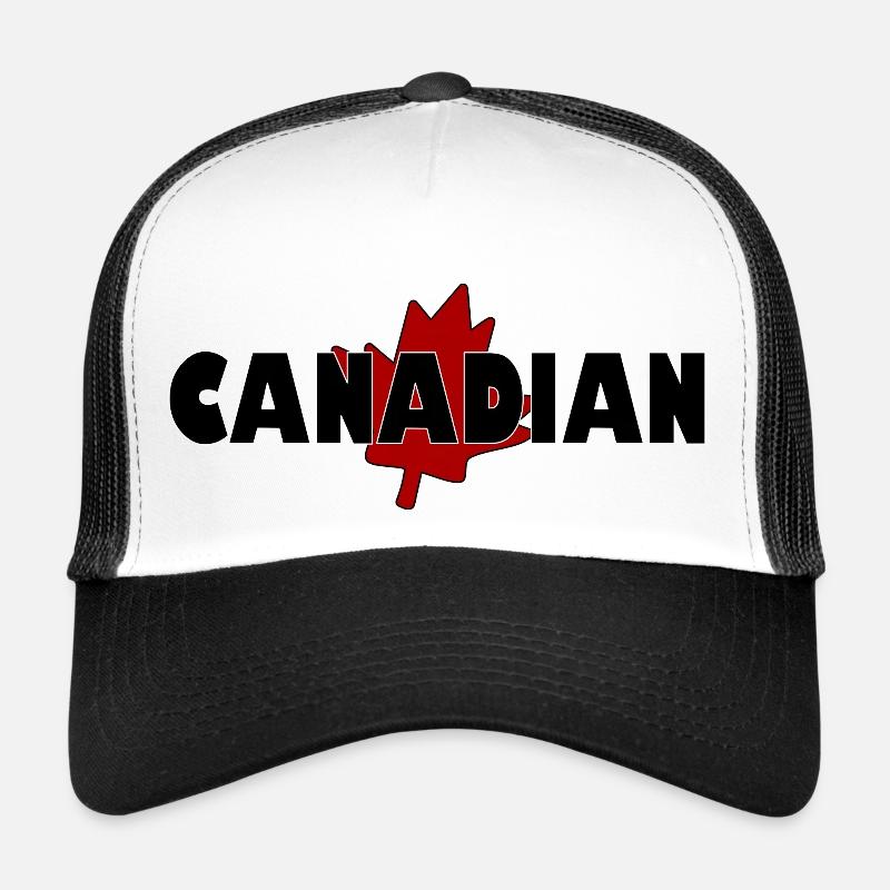 Canadian - Trucker Cap - white/black