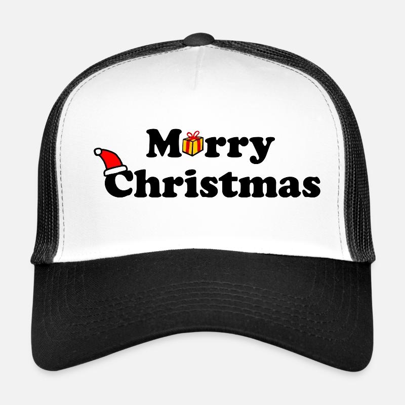 Merry Christmas - Trucker Cap - white/black