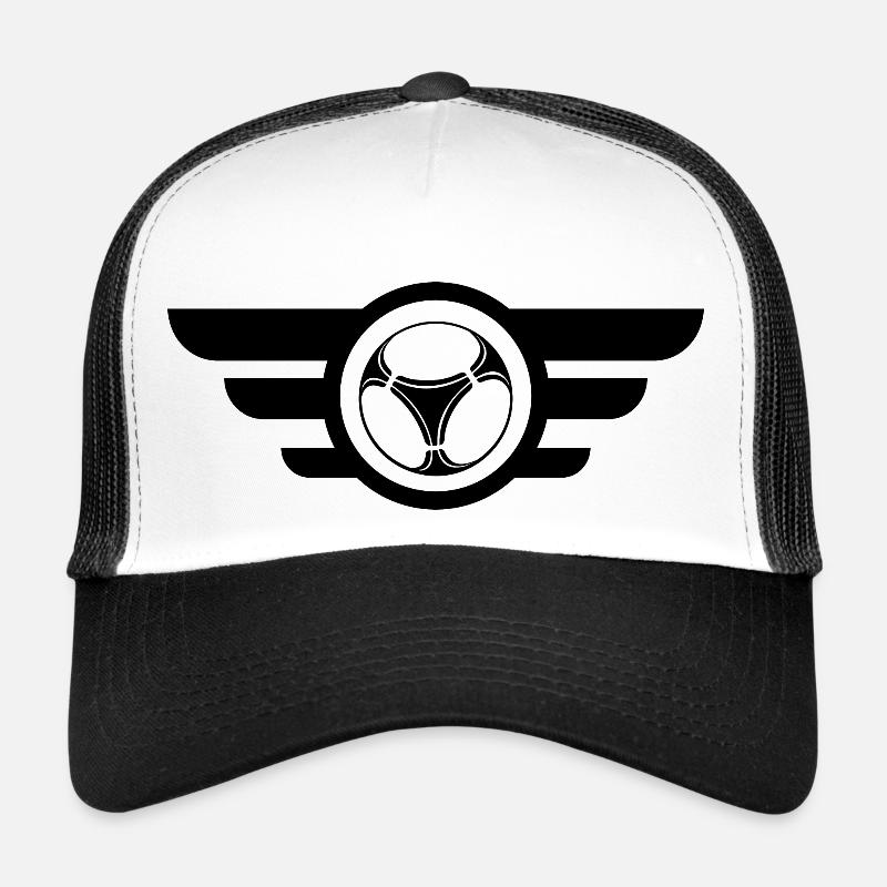 Fußball Soccer - Trucker Cap - Weiß/Schwarz