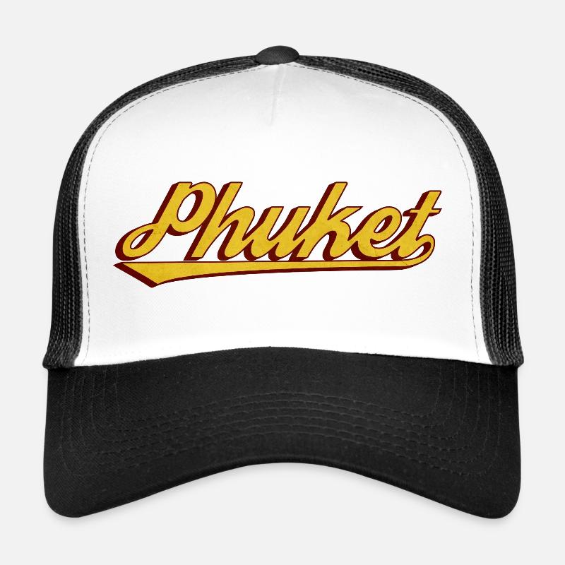 Phuket Retro Schriftzug Trucker Cap
