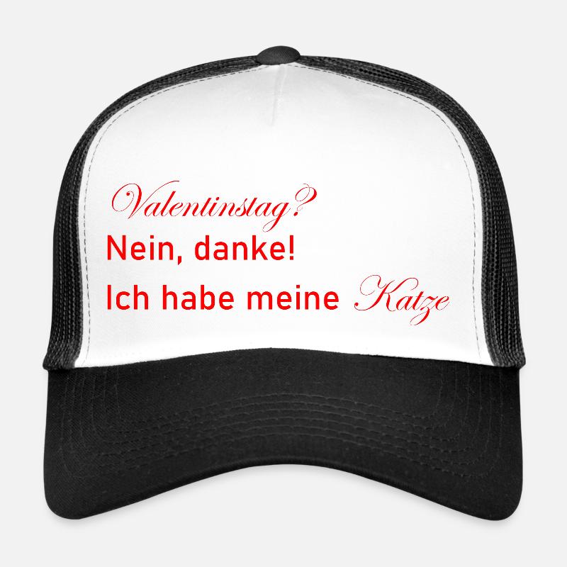Valentinstag Katze Geschenk Geschenkidee Kätzchen Trucker Cap