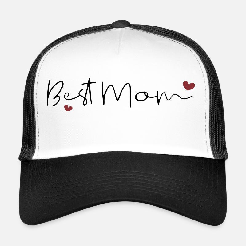 Best Mom Ever - Trucker Cap - Weiß/Schwarz