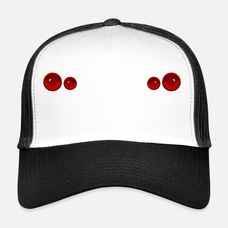 GTR R34 Rücklichter - Trucker Cap - Weiß/Schwarz