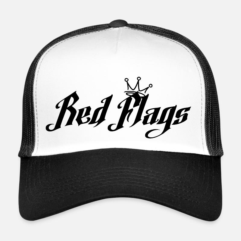 Red Flags Logo Trucker Cap