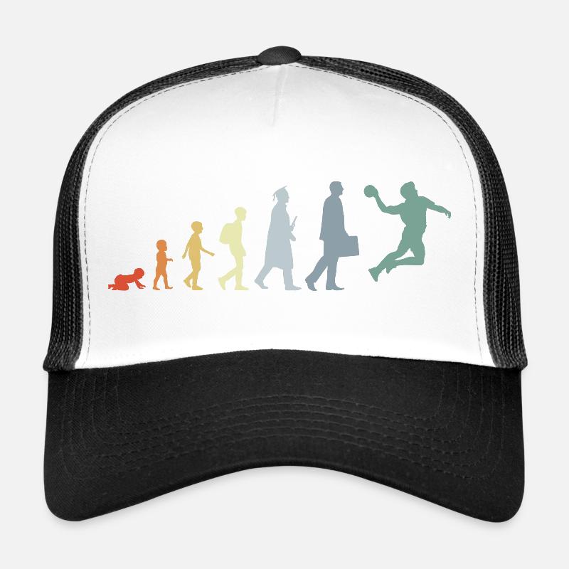 Évolution du handball vintage Casquette trucker 