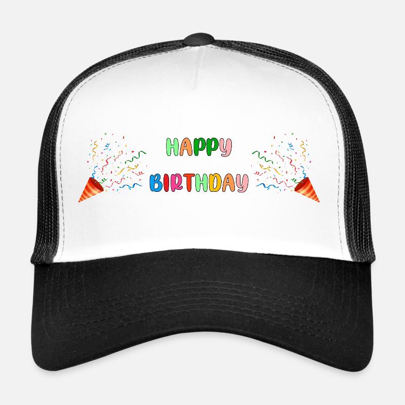 Bon Anniversaire Arc-en-Ciel Casquette trucker 