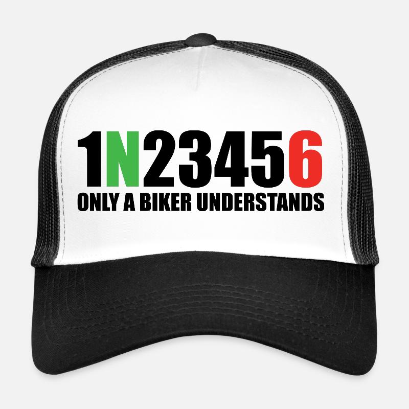 1N23456 Only a Biker Understands Casquette trucker 