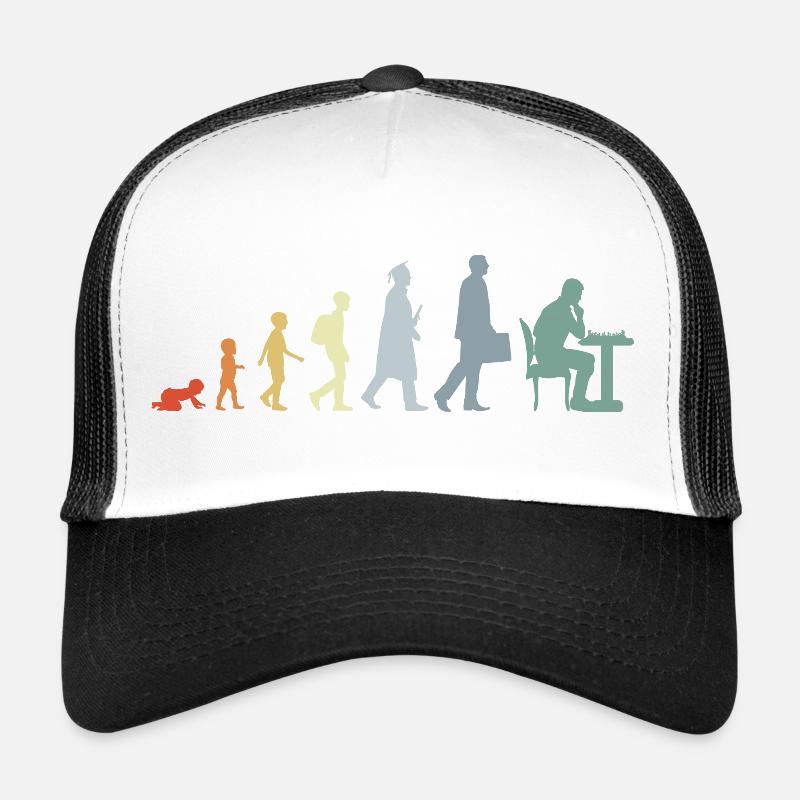 Évolution des échecs vintage Casquette trucker 