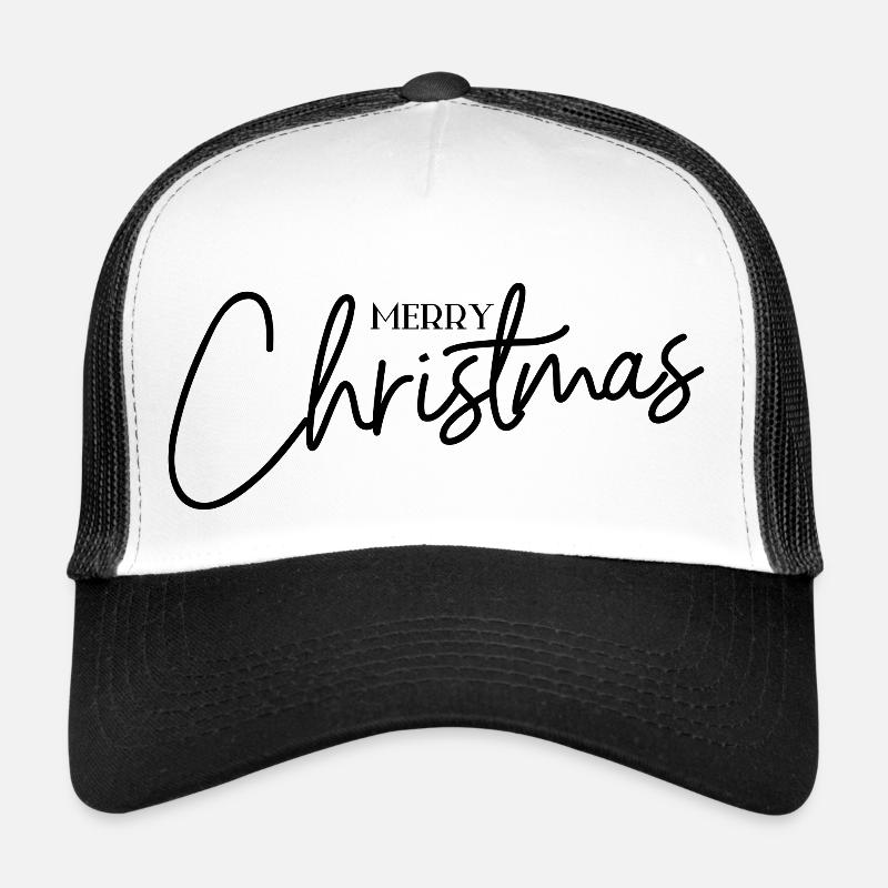 Merry Christmas - Trucker Cap - white/black