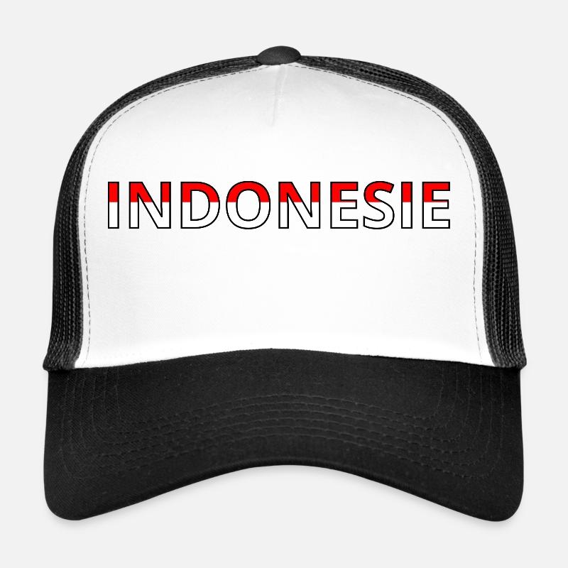 Drapeau Indonésie Casquette trucker 