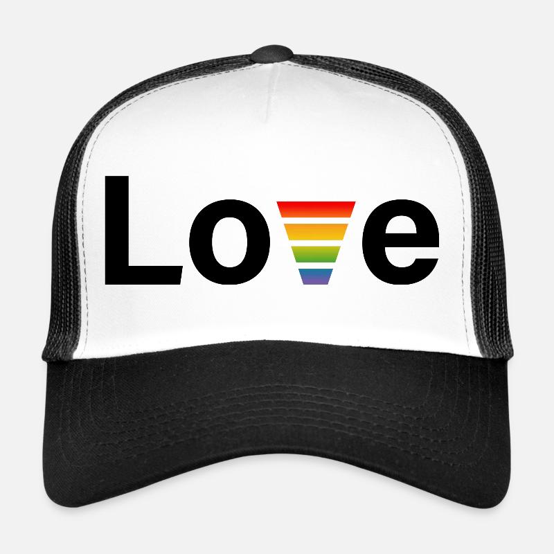 CSD Regenbogen love Shirt Trucker Cap