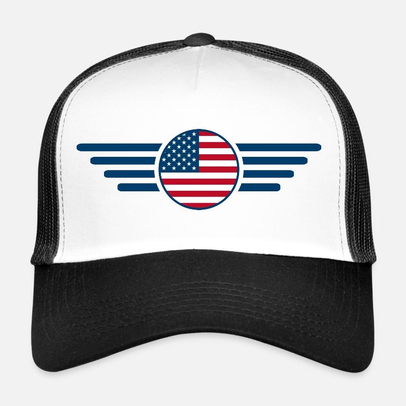 J’aime les États-Unis, T-shirt design de style élégance Casquette trucker 