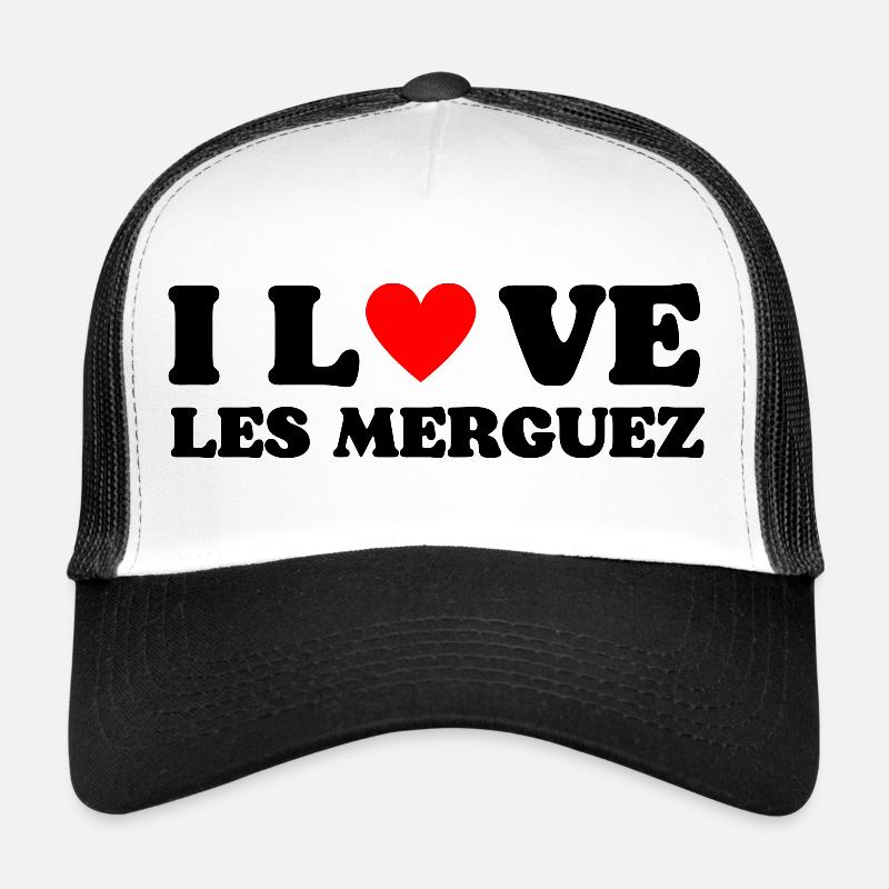 I Love les Merguez Casquette trucker 