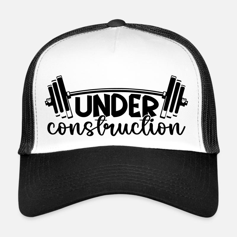 Under Construction - Trucker Cap - Weiß/Schwarz
