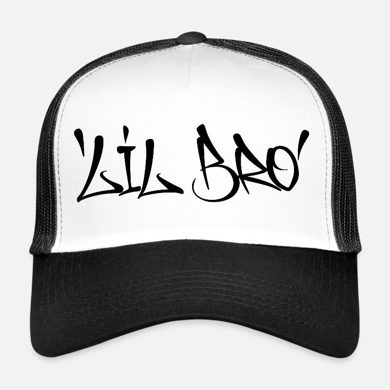 LIL BRO - Trucker Cap - Weiß/Schwarz