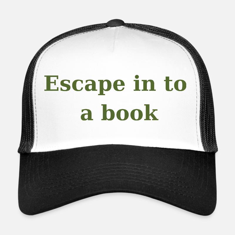 Évadez-vous dans un livre - Vert olive Casquette trucker 
