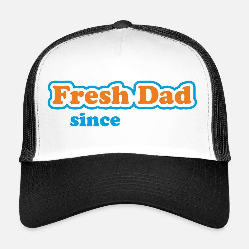 Fresh Dad Since – Déclaration colorée Casquette trucker 