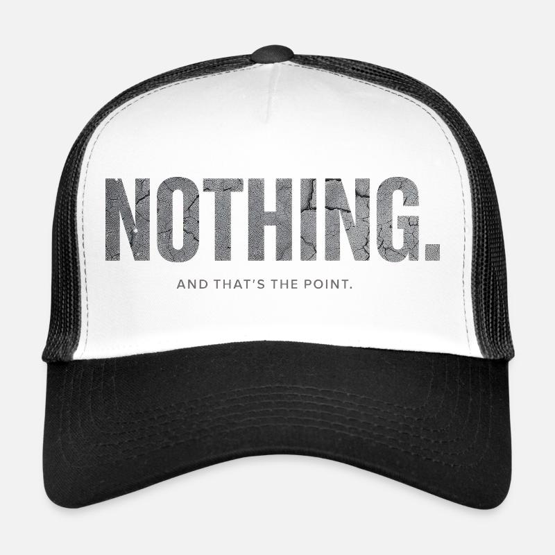 Rien et c’est là le but : Design minimaliste Casquette trucker 