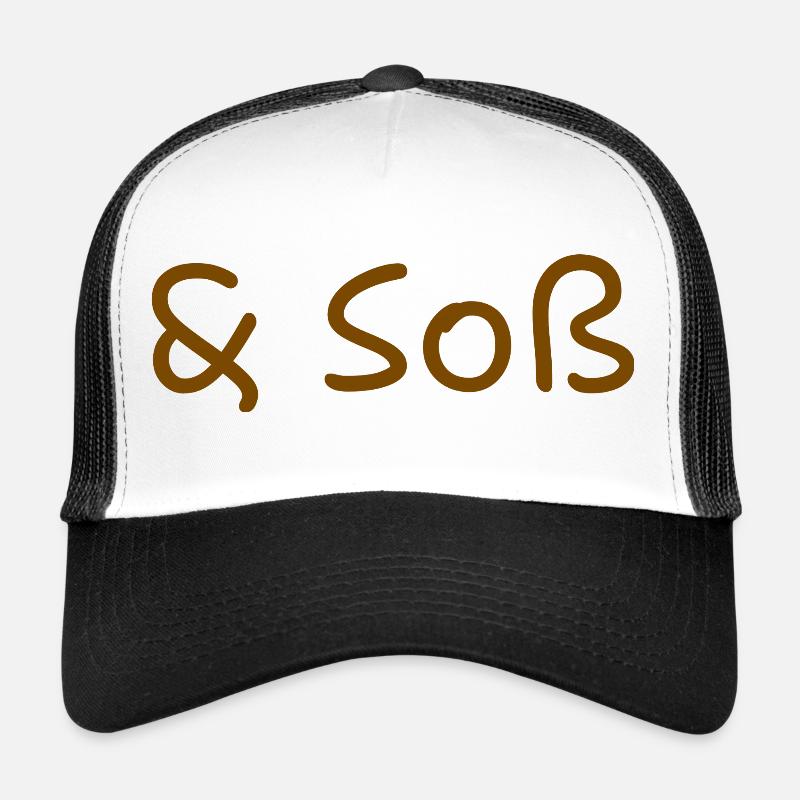 Soß(e) - Trucker Cap - Weiß/Schwarz