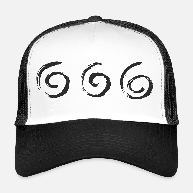 Dreifache Pinselkreise Trucker Cap