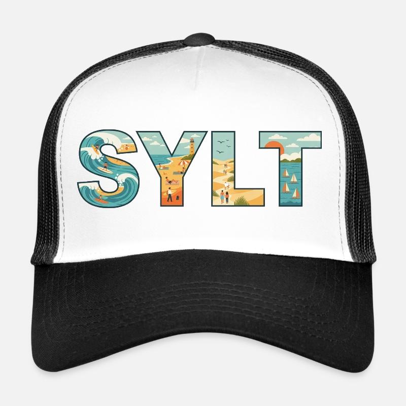 SYLT – Inselleben im Buchstaben-Design Trucker Cap