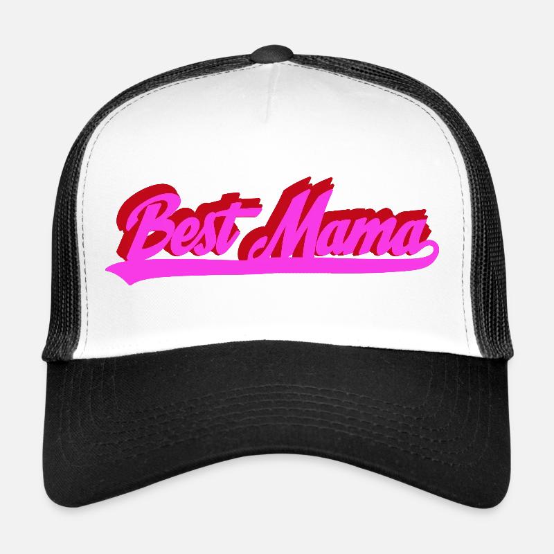 Meilleure typographie rétro Bold de Mama Casquette trucker 