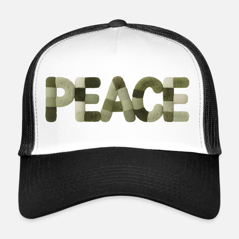 Autocollant Modern Patchwork Peace Style Casquette trucker 