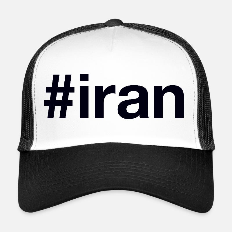 Iran Hashtag Trucker Cap