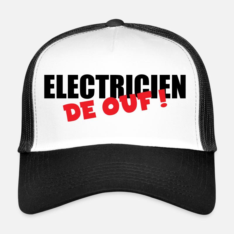 Électricien de Ouf : Puissance et Gros Ampérage ! Casquette trucker 