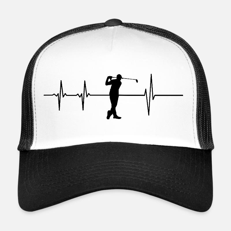 Golf on Beat - Trucker Cap - white/black