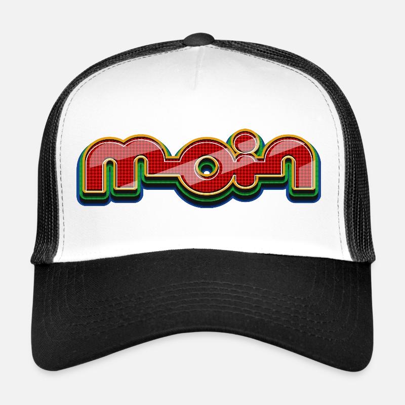 Moin - Trucker Cap - Weiß/Schwarz