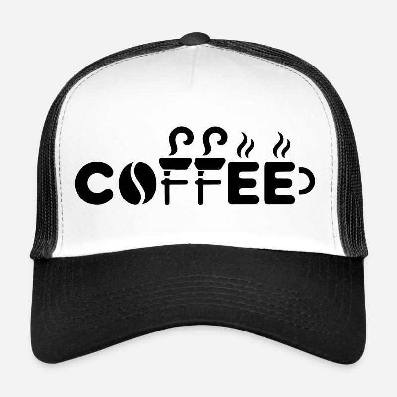 Tasse de grains de café - Conception de bureau drôle Casquette trucker 