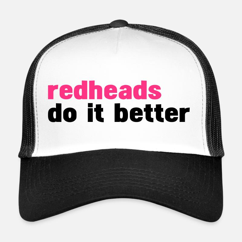 Redheads do it better ( les rousses le font mieux) Casquette trucker 