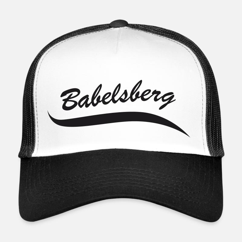 pdmshirt_babelsberg_15x10_280609_v2 - Trucker Cap - Weiß/Schwarz