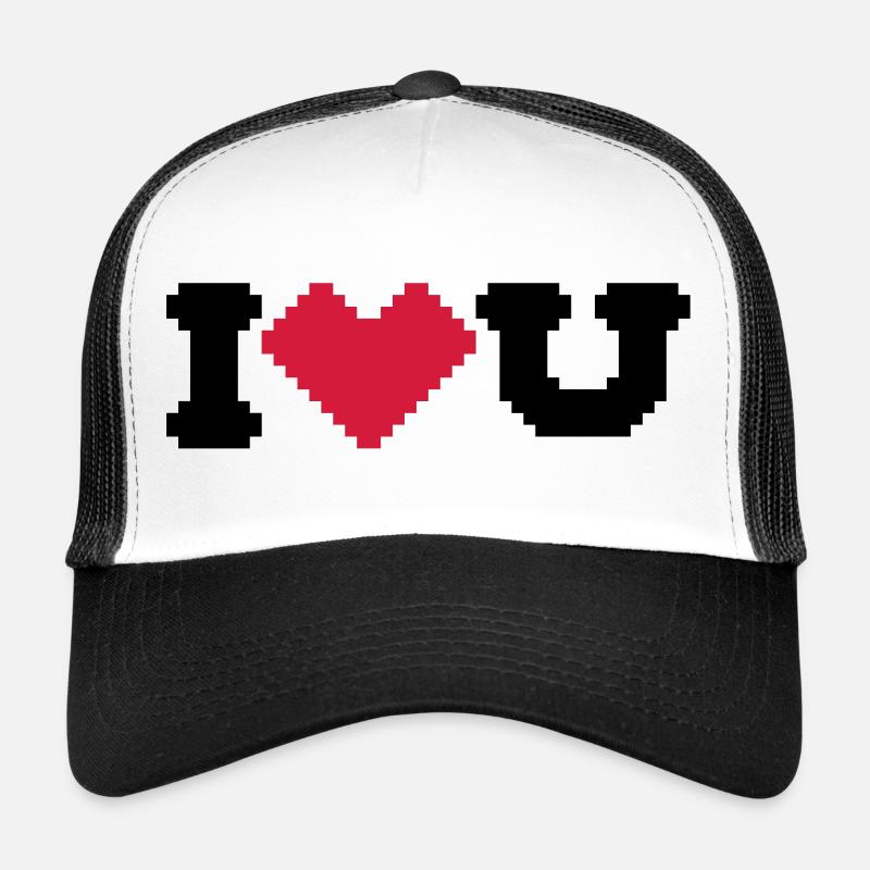 i love u Casquette trucker 