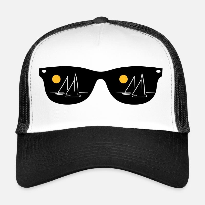 sail - Trucker Cap - white/black