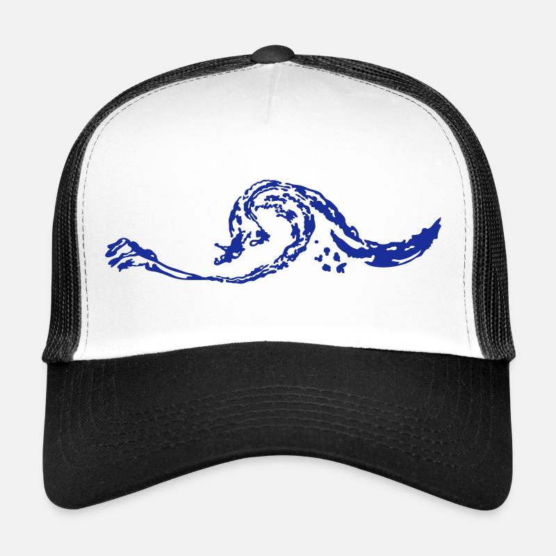 Welle - Trucker Cap - Weiß/Schwarz