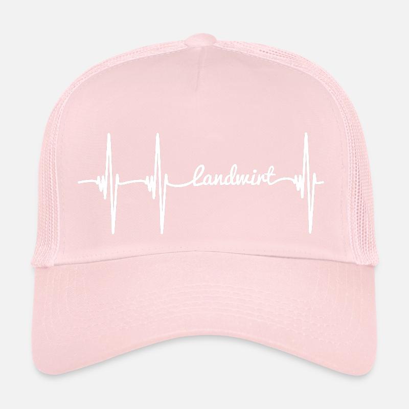 Blanc fermier Casquette trucker 