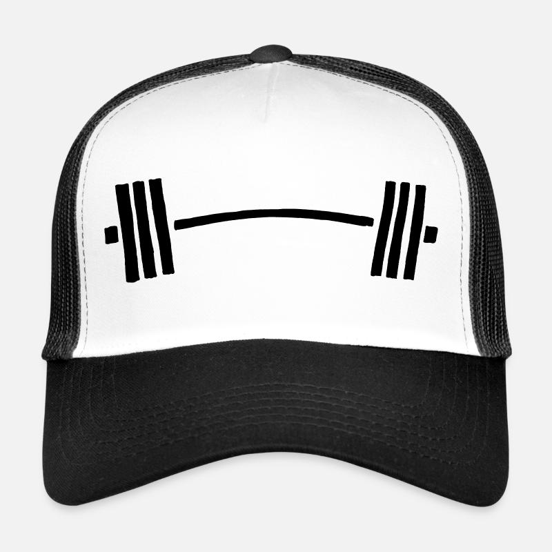 haltère long haltère courbé Casquette trucker 