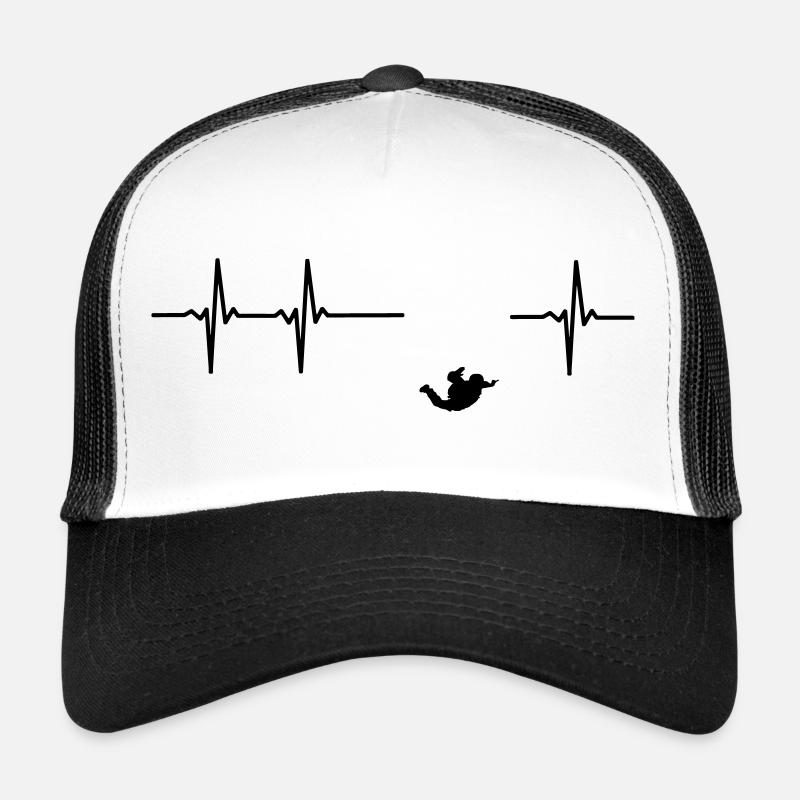 Parachute jumper impulsion - Casquette trucker  - blanc/noir