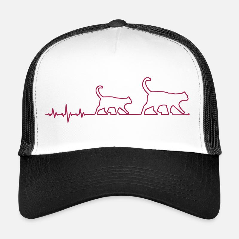 chat ECG Casquette trucker 