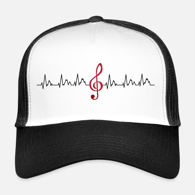 Clé de Sol Éclatante Casquette trucker 